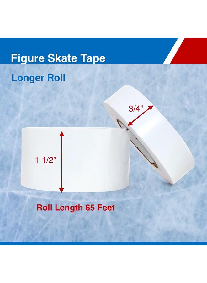 LAMAY Figure Skate Tape - Longer 65 Foot roll to Protect Leather Figure Skating Boots Without Polish and Keep Laces tightened. (Size : 20MM) - Image 2